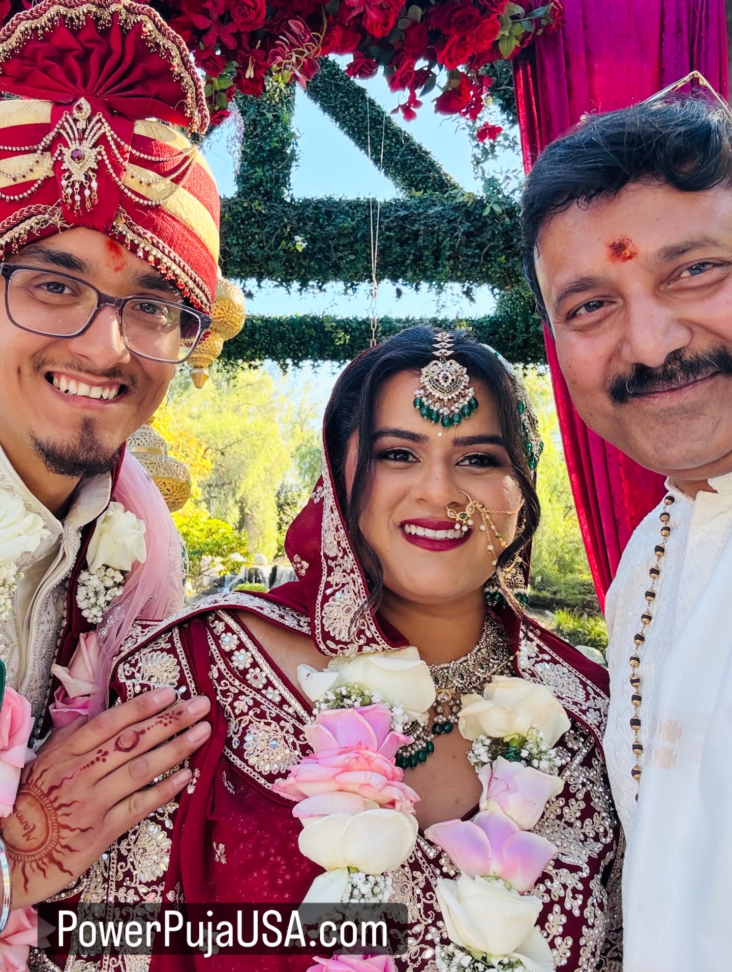 Adward and Mannat wedding ceremony with Pandit Ji